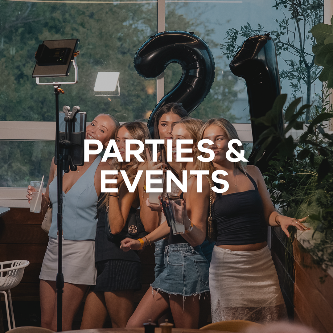parties & events button