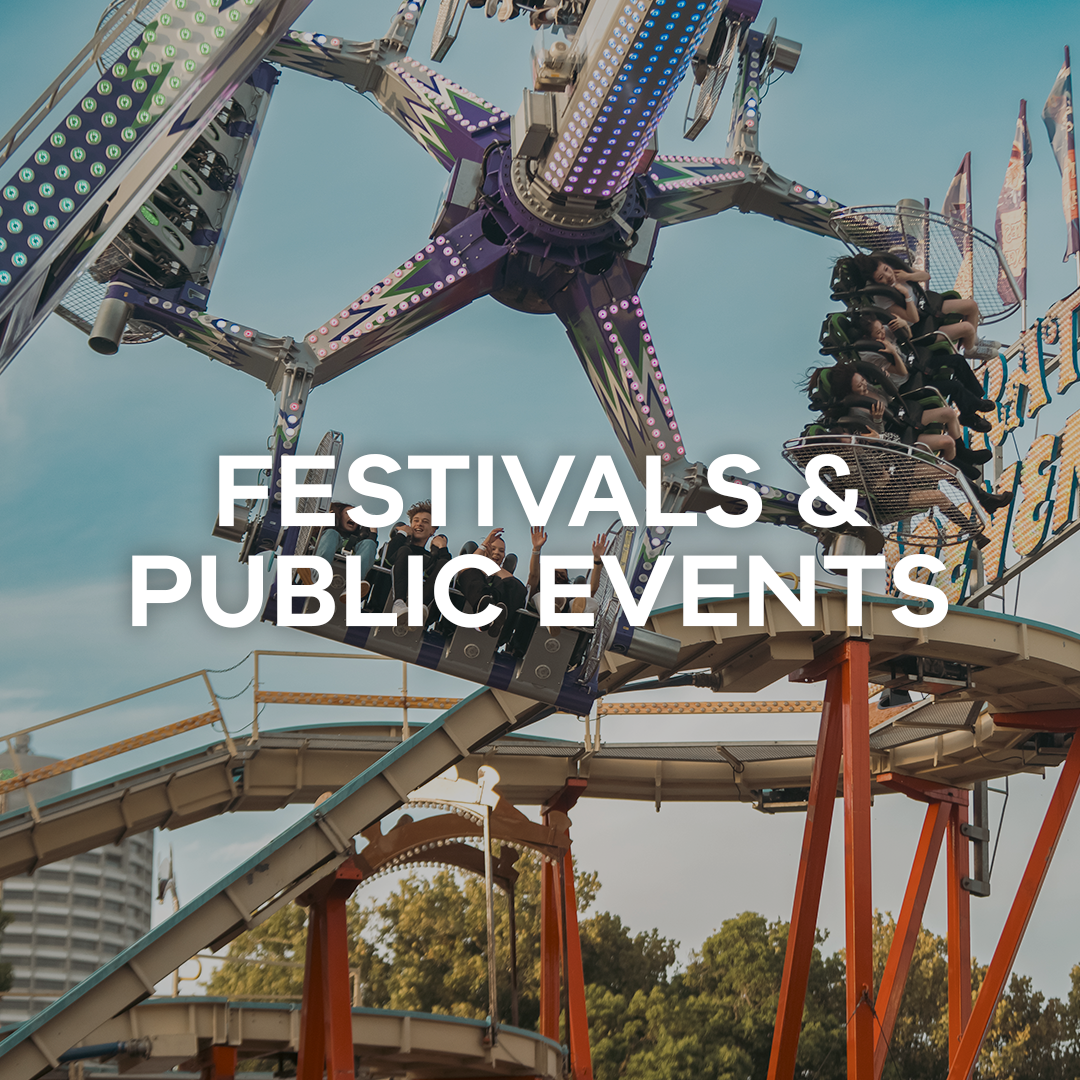 festivals and public events button